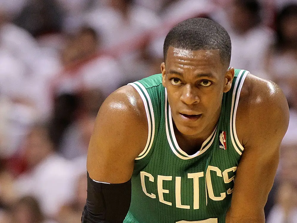 Boston Celtics player Rajon Rondo