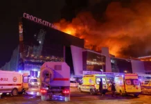 Moscow concert Hall fire shooting- Gunmen Kill at Least 60,145 injured Moscow concert Hall fire shooting