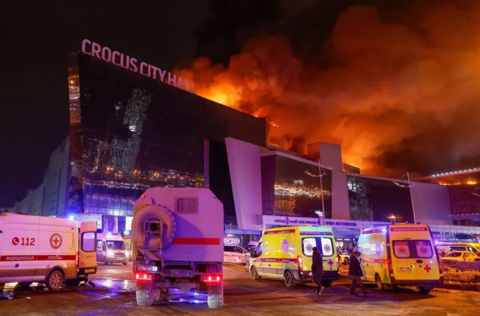 Moscow concert Hall fire shooting